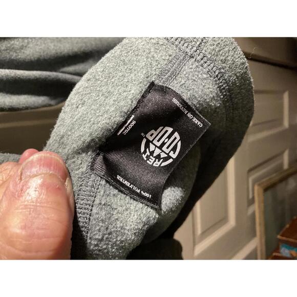REi Coop  Green/Gray Men's Half-Zip Sweatshirt M - Picture 5 of 8
